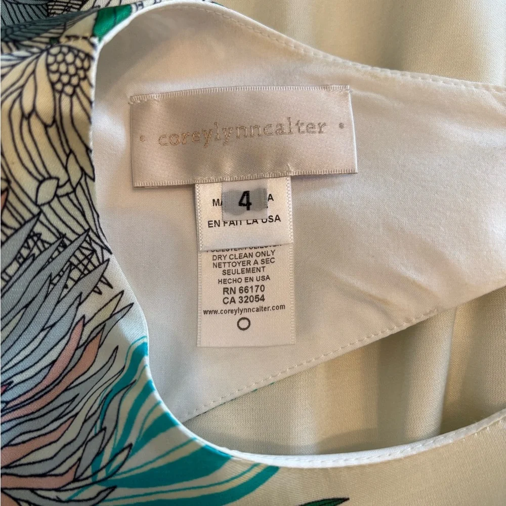 Corey Lynn Calter Bloome Jumpsuit Size 4 - Picture 6 of 10